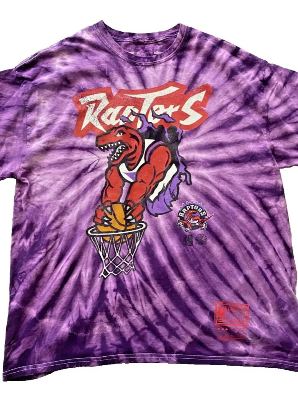 Mitchell & Ness Toronto Raptors Hardwood Classics Tie-Dye